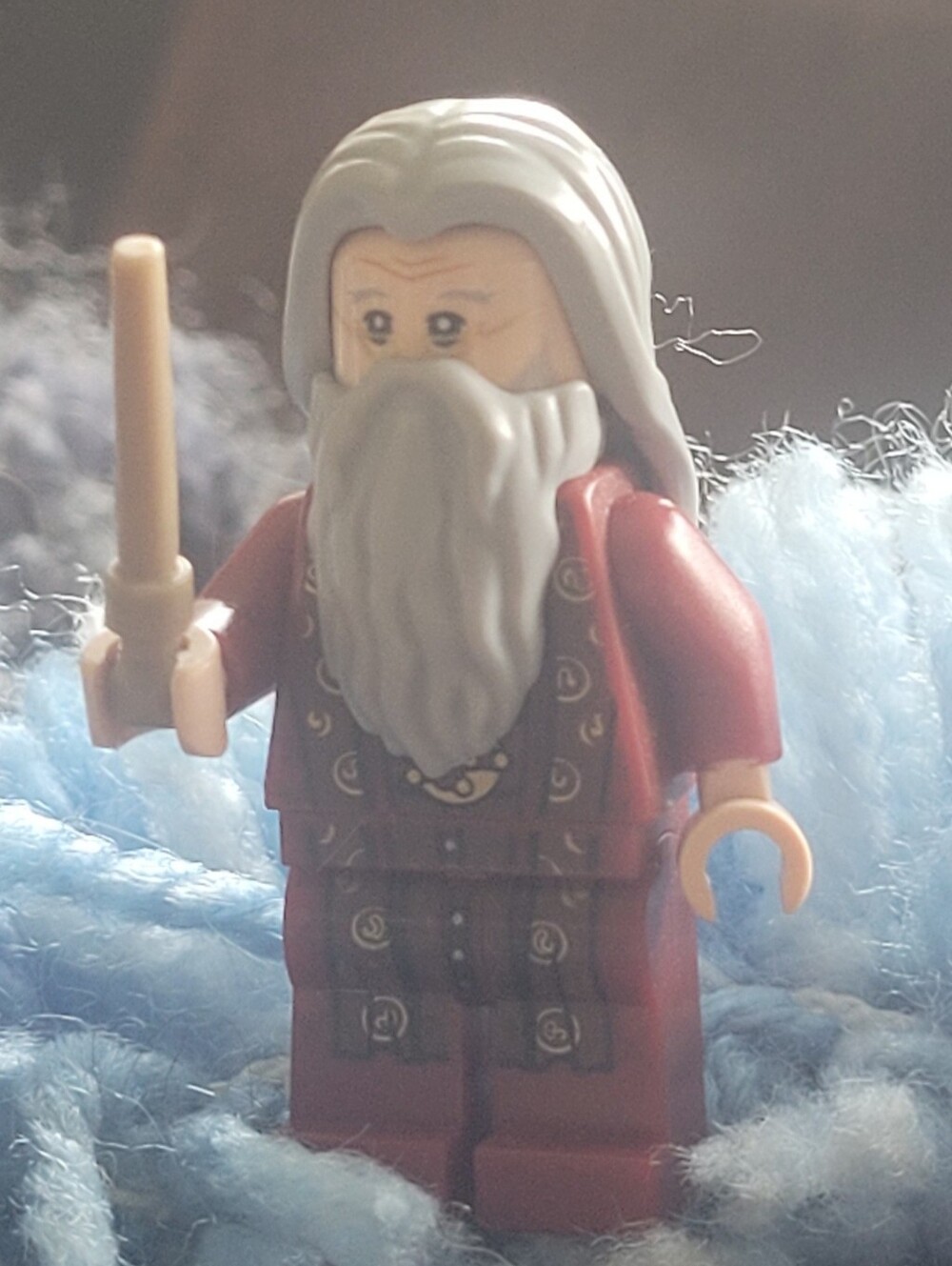 LEGO Harry Potter Albus Dumbledore Minifigure - Dark Red Robes (hp147) 75954